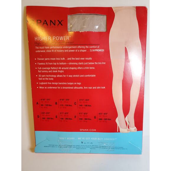 Spanx by Sara Blakely - High Waisted Power Panties - Barest Size E - Picture 2 of 2